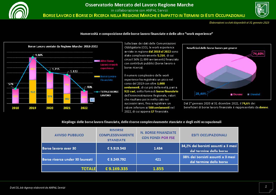 BORSE LAVORO RICERCA BORSE LAVORO RICERCA